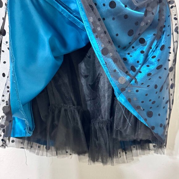 Vtg Y2K Gunne Sax Jessica McClintock Strapless Dress Polkadot Cupcake HOCO Prom - Picture 10 of 16